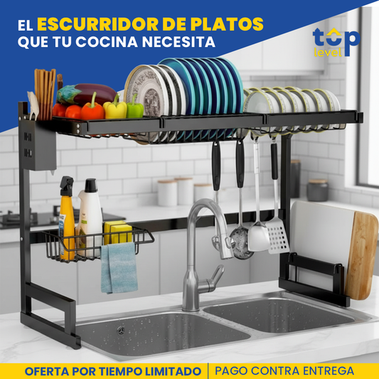 Escurridor de Trastos de Acero Inoxidable